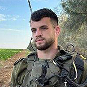 Sergeant Tomer Yaakov Achims, brother of Gil Achimas, a student at the School of Architecture in the Faculty of Arts